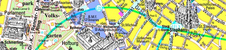 Vienna Inner City Tourist Map1